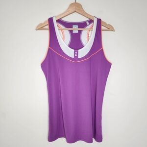 Callaway Women's Dewberry Opti-dri Purple Sleeveless Tank Top Large Golf Active